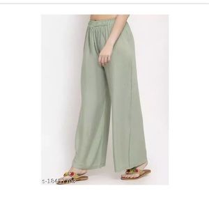 Silk Wide Leg Pants